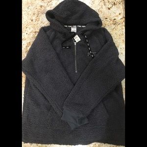 NWT Victoria’s Secret Pink Sherpa Pullover